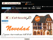Tablet Screenshot of k-coleccion.com